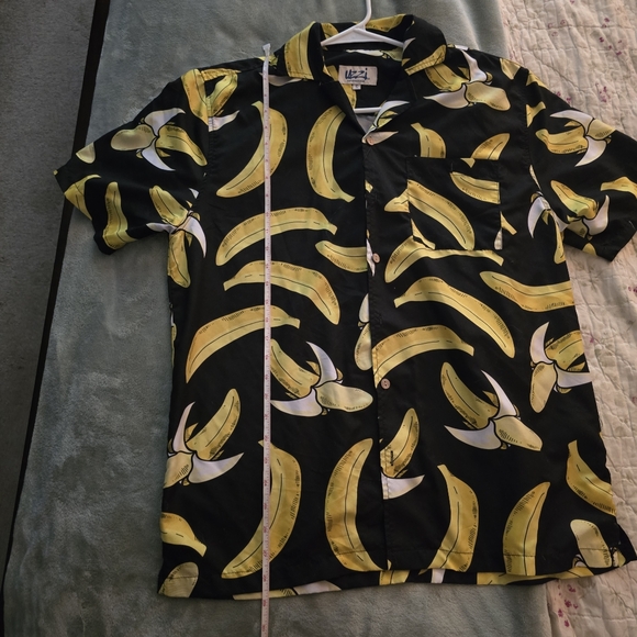 Banana Print Shirt Mens Small - Picture 7 of 8